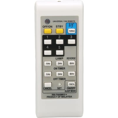 Vervangende Afstandsbediening Lange Afstand Universele Elektrische Ventilator Afstandsbediening voor Thuis Hotel Kantoor white