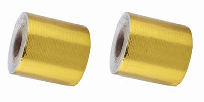 Dailygoods- Isolatietape 5m x 5cm - Aluminiumfolie - Warmte-isolatie - Geluidsabsorptie - Vlamvertraging - Sterke hechting - Warmteband