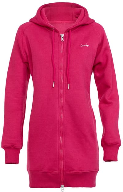 Winshape Lang, behaaglijk Hoodie Jack met 2-weg ritssluiting J006
