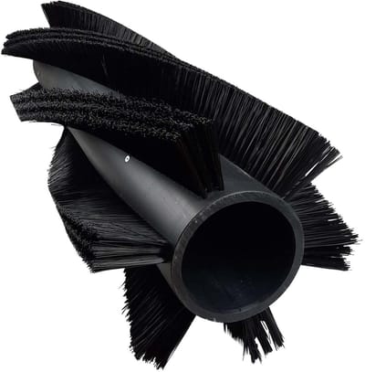 Veegroller Machinebezem - Rolborstel Reserveonderdeel - Grote Oppervlakken Reinigen - Kunststof Behuizing - 1230 mm Breed - Zwart
