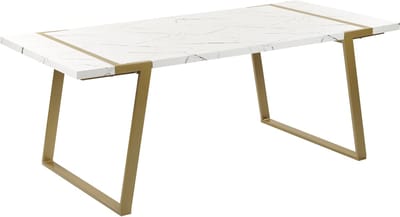 MARTYNIKA - Eettafel - Wit - MDF
