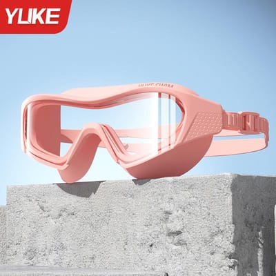 Zwembril HD Mistbestendig Waterafstotend Heren en Dames Professioneel Groot Frame Siliconen Hoge Kwaliteit Zwembril