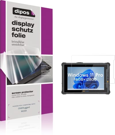 dipos – 2x Beschermfolie geschikt voor ONERugged M20A | Krasbestendige & heldere Screenprotector Ultra-Thin