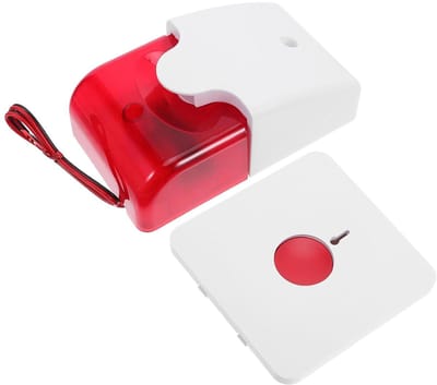 Noodknop Ouderen - Alarm Systeem - Veiligheid Thuis - Waterbestendig Ontwerp - 17 x 13 x 5 cm - Multicolor
