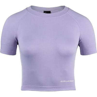Gorilla Wear Selah Seamless Crop Top - Lila - XS/S