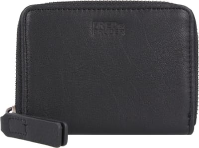 FREDsBRUDER Leren Portemonnee FB Coin Nugget II Black Zwart