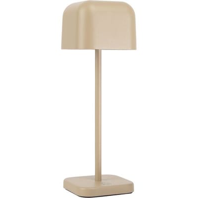KS Verlichting Draadloze Tafellamp Oplaadbaar - Cabo - Beige - 20cm - Bureaulamp - LED - Touch - Dimbaar