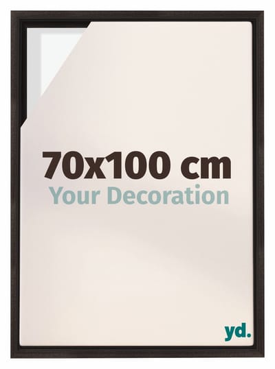 Your Decoration - Baklijst 70x100 cm - Eiken Donker - Baklijst voor Canvas - MDF - Lyon