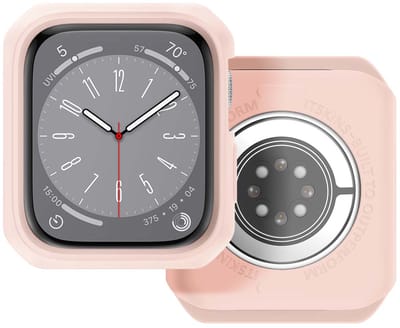 Itskins, Hoesje geschikt voor Apple Watch 7/8/9 38-40-41mm - Spectrum R Solid Series Versterkt, Roze