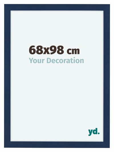 Your Decoration - Fotolijst 68x98 cm - MDF - Donkerblauw Geveegd - Como