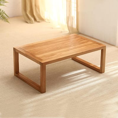 Salontafel - Lage tafel - Ontspannen Zitten - Massief Hout - 50x40x30cm - Naturel
