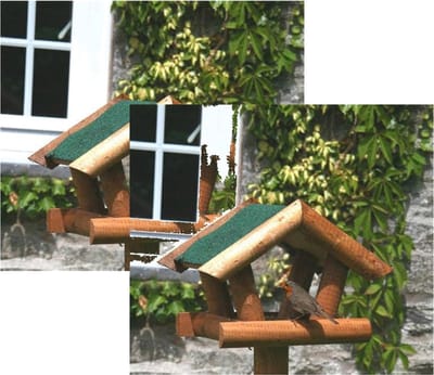 Wildbird Los Voederhuis Groen Dak - Voederhuis - 2 x per stuk