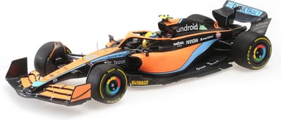 McLaren F1 Team MCL36 #4, Norris, Bahrain GP 2022 - 1:18 - Minichamps