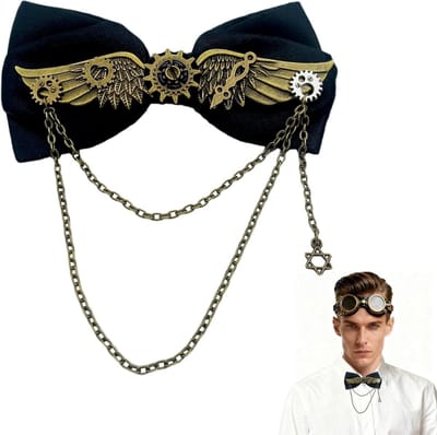 Verstelbare Steampunk Strik met Retro Design voor Mannen en Vrouwen - Perfect voor Halloween, Carnaval en Themafeesten