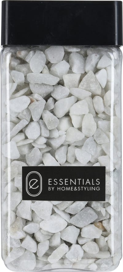 Decoratie steentjes/hobby steentjes - Wit - 550 ml - 9/13 mm