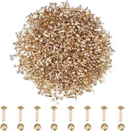 1000 Stuks Mini Metaal Brads Bevestigingsmiddelen voor Scrapbooking en Knutselprojecten