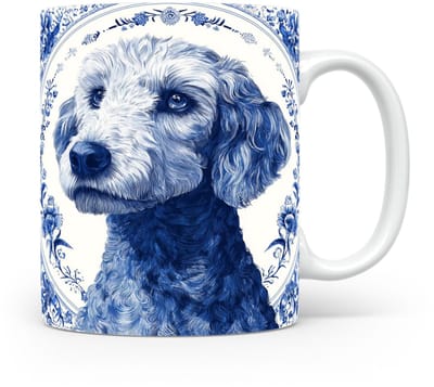 Mok Labradoodle Beker voor koffie of tas voor thee, cadeau voor dierenliefhebbers, moeder, vader, collega, vriend, vriendin, kantoor, opa, oma, hond, kerst, sinterklaas, verjaardag