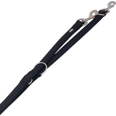 Nobby Mesh Preno Verstelbare Hondenhalsband Zwart 200cm