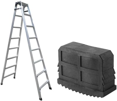 Ladder Voeten Rubber - Antislip Pads - Veilige Stabiliteit - Massief Rubber Diepe Ribbels