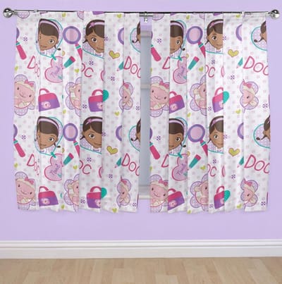 Doc McStuffins Gordijnen Multi - 168x183 cm - Per twee