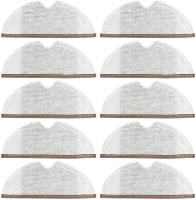 Moppads Geschikt voor Xiaomi Roborock S5/S6 10-pack Grijs
