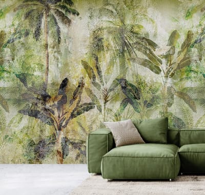 INGK - Walk In The Jungle Green - Behang