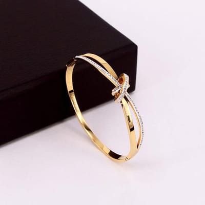 Klassiek ontwerp kruis halve cirkel zirkoon armband bangle voor vrouwen roestvrij staal goud rosé zilver kleur sieraden black