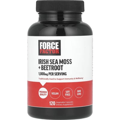 Iers zeemos + rode biet, Veggie capsules 120