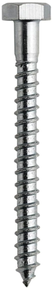 Zeskant Houtschroeven 8x100 mm - Gegalvaniseerd Staal - Pakket 25 Stuks - Breed Toepasbaar