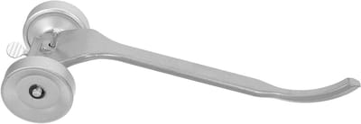 Voegenroller Metselwerk - Tegelvoeg Reiniger - Gelijkmatige Mortel Verdeling - Duurzame IJzeren Constructie - 23.50x8.50x4.70cm - Zilver