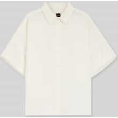regular fit blouse van mix van linnen en viscose model 'BISENAS'