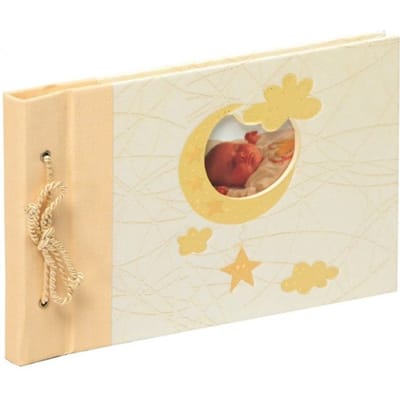 Walther Design FA-114 Bambini - Babyalbum - 24 x 16 - Wit/Geel - 40 pagina's