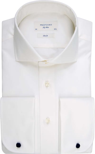 Profuomo Sky Blue Slim Fit Trouw Overhemd Heren