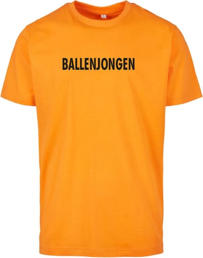 T-shirt oranje 3XL - Ballenjongen - soBAD. | WK | Unisex | T-shirt dames | T-shirt heren | Voetbal