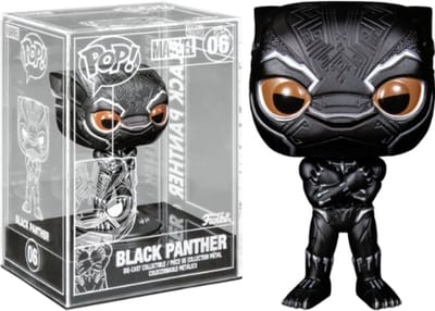 Funko Pop! Marvel : Black Panther (2018) - Black Panther Diecast Metal (Funko Exclusive)