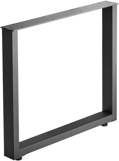 SOTECH tafelframe SOLID zwart mat staalprofiel 80 x 40 mm Hoogte: 720 mm Breedte: 800 mm Tafellopers Tafelonderstel Tafelloper Skid frame
