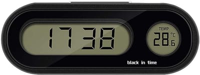 Digitale Dashboardklok met LED-Display en Thermometer voor Auto
