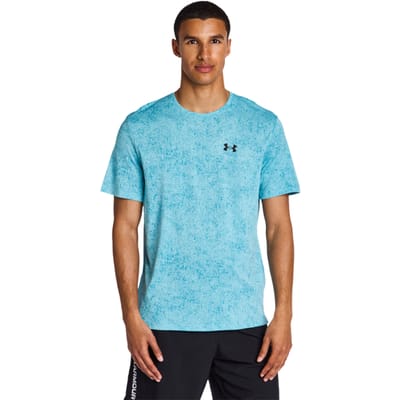 Under Armour Tech T-shirts Heren - Blauw - Maat L - Poly Jersey