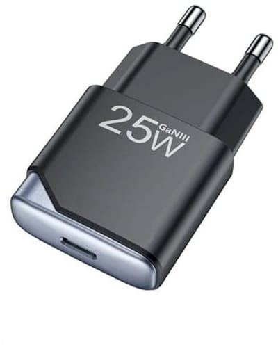 OneOne 25W snellader met USB C poort. PD PPS Quick Charge lader. Platte GAN oplader adapter past op Samsung Galaxy A34, A54, A24, A14, A05, F04, F34, F54, A15, A25, A35, F15, M14, M04, M34, M21, M30, M40, M54
