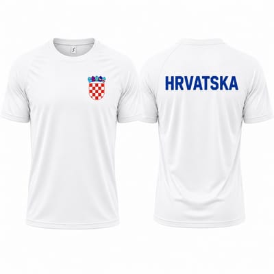 Landenteams Kroatië – WK 2026 – Voetbal Shirt - Maat S - Voetbaltenue – Voetbal Spullen – Dry Fit – Ademend – Mesh – Raglan Mouwen