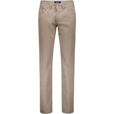 Gardeur Broek Sandro Business Hero Luxury Comfort Subtle Texture Pattern Licht Bruin / male
