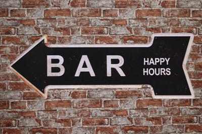 Wandbord - Bar L - Metalen wandbord - Mancave - Mancave decoratie - Darts - Metalen borden - Metal sign - Bar decoratie - Tekst bord - Wandborden – Bar - Wand Decoratie - Metalen bord - UV bestendi