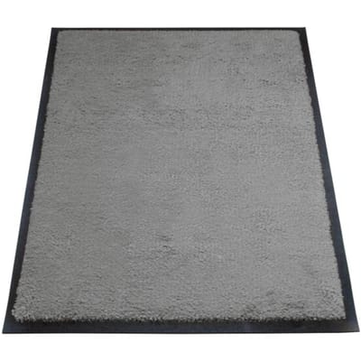 vuilvangmat miltex Eazycare Style, hoekig, antistatisch, UV-bestendig, afwasbaar, high twist nylon & Niltril rubber, 850 x 1500 mm, basalt grijs