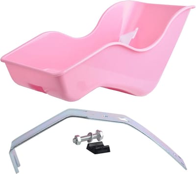 Poppenfietsstoeltje - Zitje voor poppen - Poppen meenemen - Met riembevestiging - 31x15.5x17.5cm