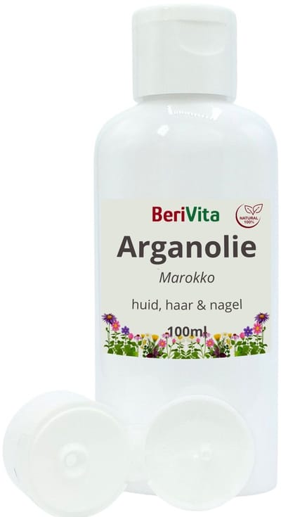 Arganolie 100ml - Pure, Marokkaanse Argan Olie voor Gezicht, Huid en Haren - Koudgeperst