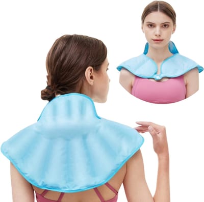 Herbruikbare Gel IJs- en Warmtekompres Zak – Gel Ice Pack Nek & Schouder, Koel- en Warmtepad voor Pijnverlichting, Sport en Fysiotherapie