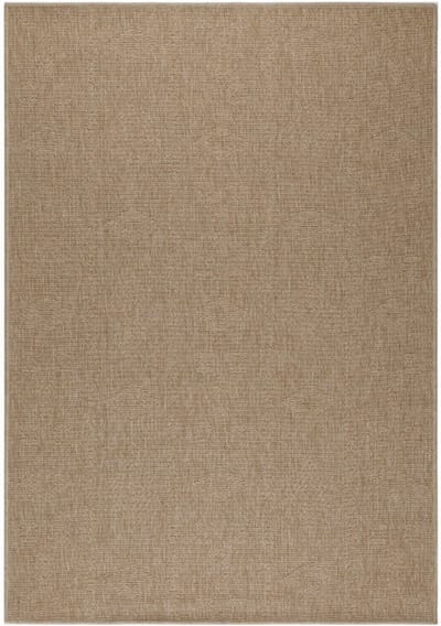 Vloerkleed Dhaka – Taupe/Grijs – Laagpolig met Levendig Design – Voor Binnen en Buiten