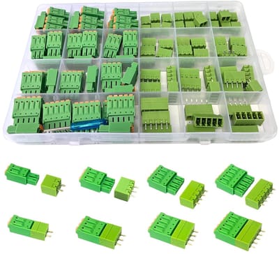 55 Paar Schroefloze Steekklemmenblokconnectoren voor PCB - 2-weg, 3-weg, 4-weg, 5-weg