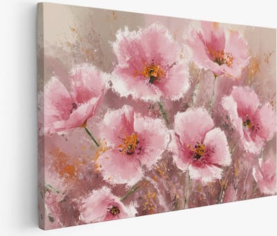 Saammp - Muurcirkel Hout - Schotse Hooglander Koe - Zonsondergang - Dieren - Natuur - Ø 80 - Wandcirkel - Wanddecoratie Cirkel - muurdecoratie Woonkamer - Slaapkamer decoratie - Rond Schilderij