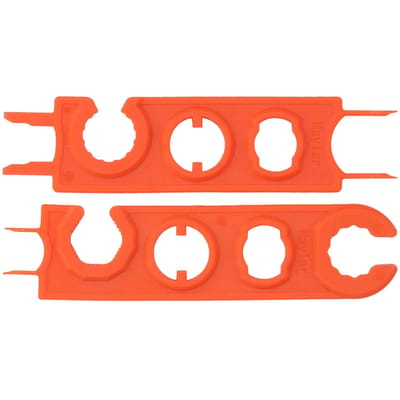 1 Paar Zonne-Spanner Sleutel Montagepaneel PV Schakelaar Verwijdering Connector Gereedschap Oranje